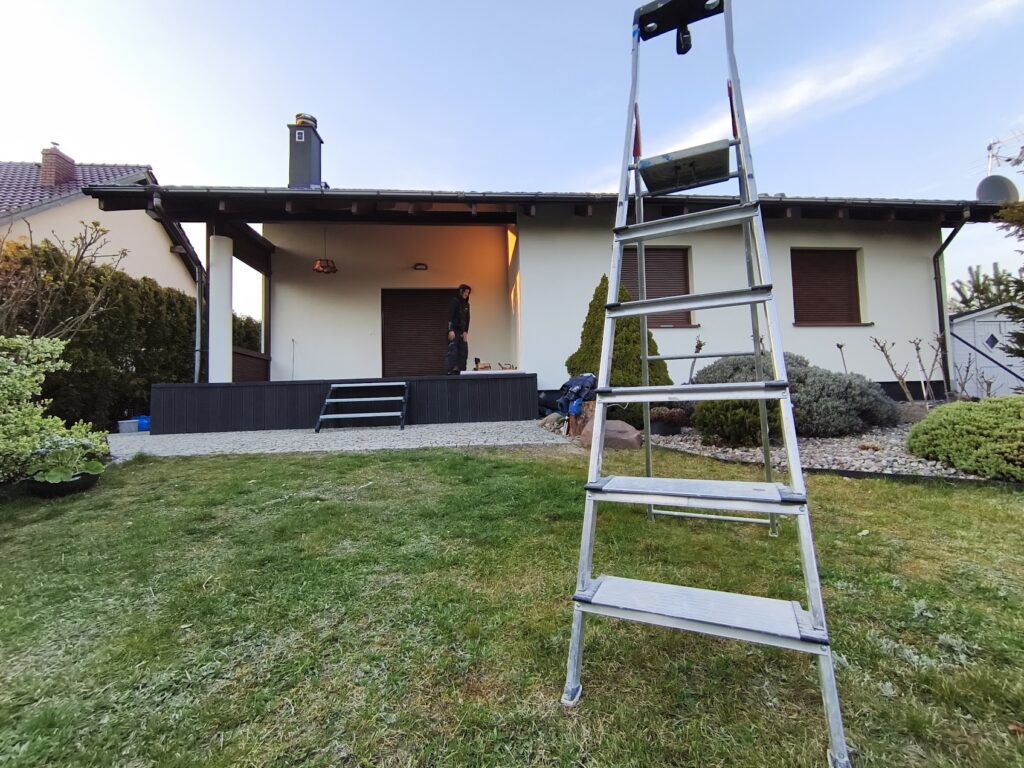 Malowanie elewacji i podbitki – Więckowice k. Poznania